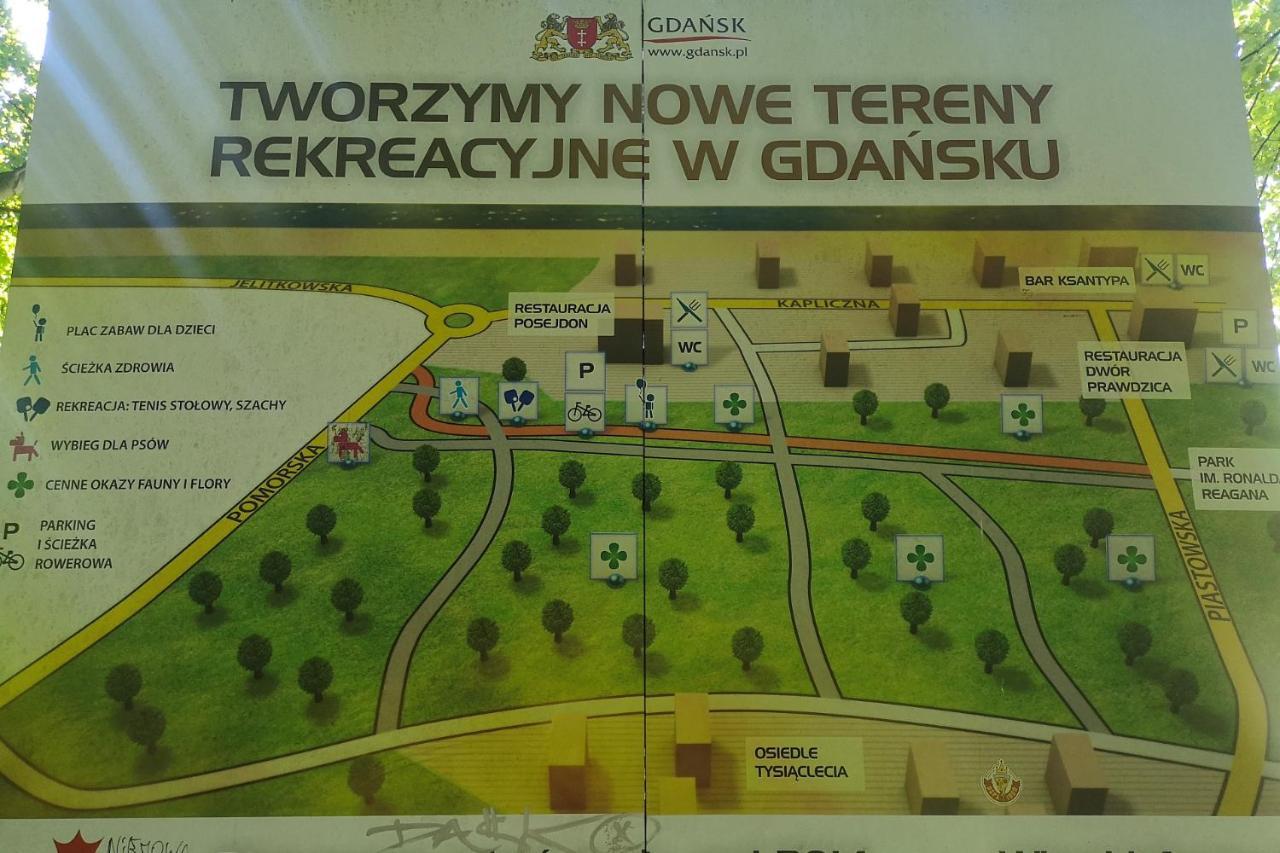 Lux Apartament Oliwa Park Gdansk Przymorze Blisko Plaza Jelitkowo I Sopot Daire Dış mekan fotoğraf